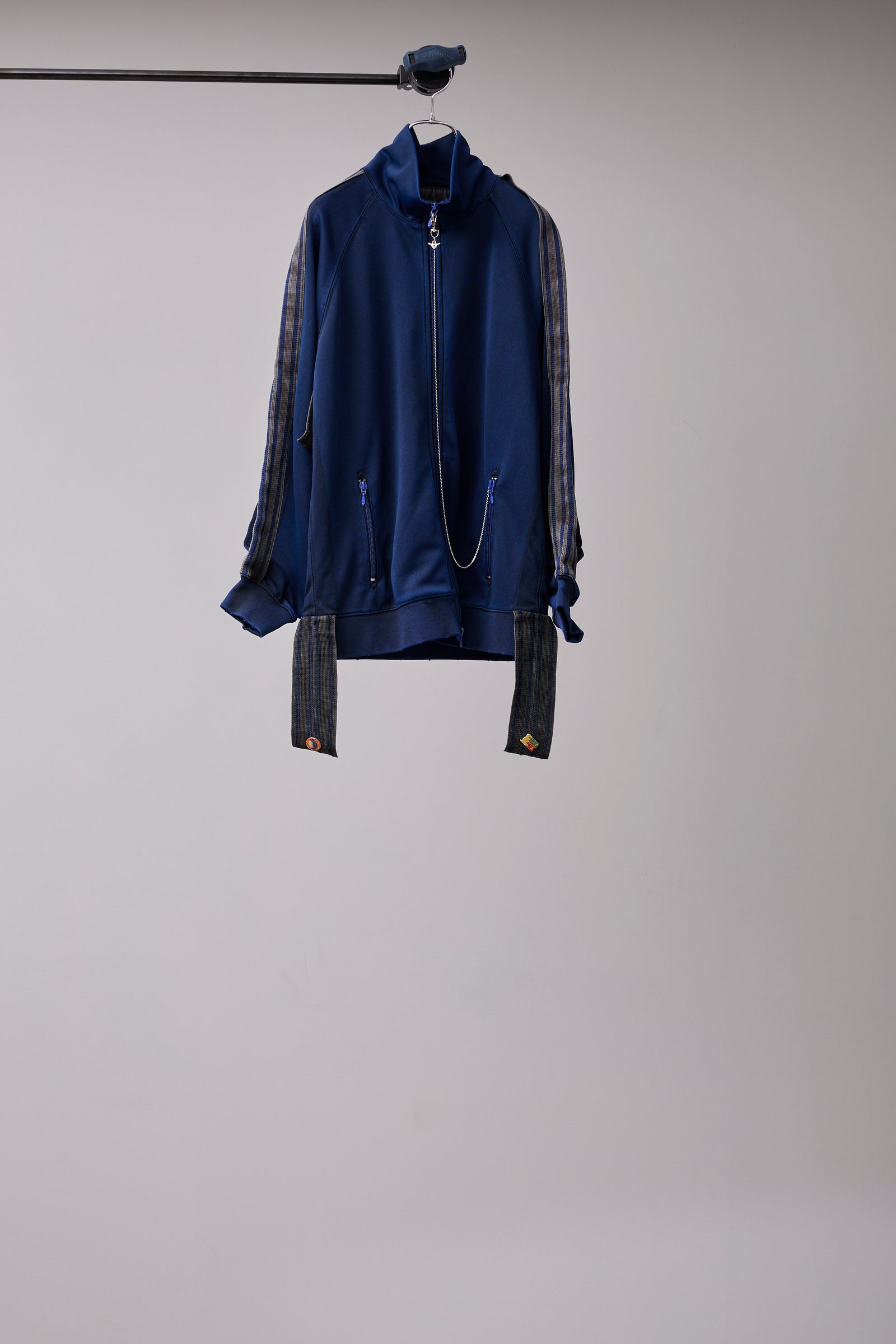 PIGMENT-DYED DISTRESSED TRACK JACKET – BODYSONG. ONLINE STORE