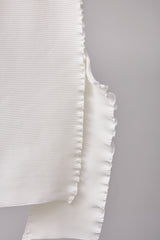 SEAMLESS DEFORMED THIN KNIT/RIB