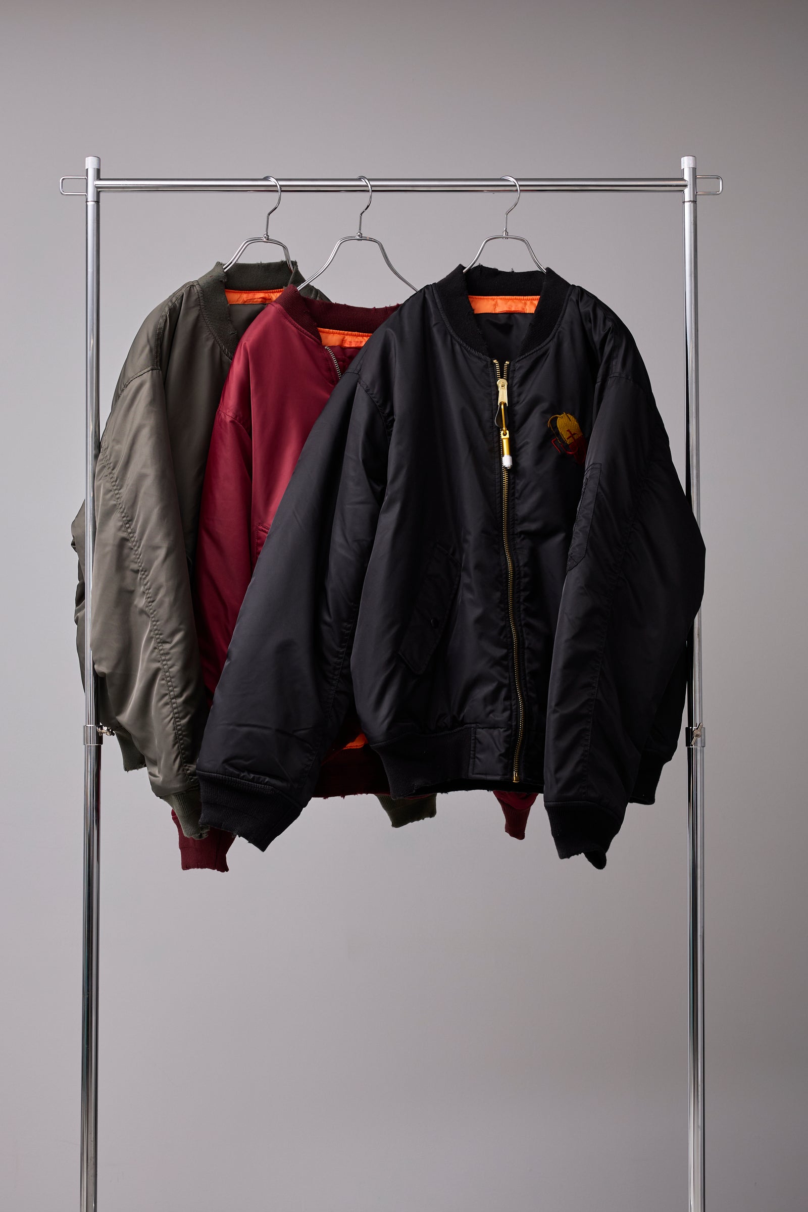 専用です！BODYSONG. MédailleJK GLITCH EMBROIDERY DAMAGE MA1/DRUKQS – BODYSONG. ONLINE STORE