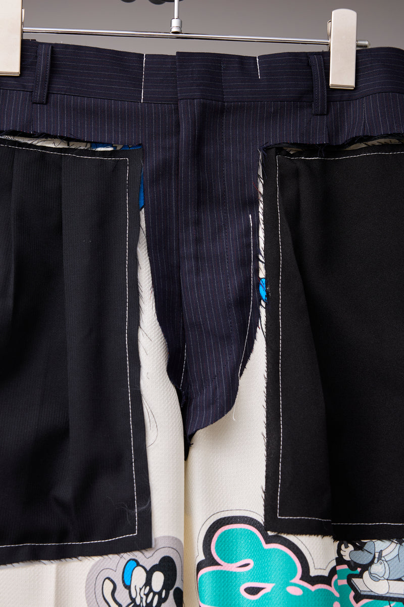 ATOZ HAND STITCHED BASTING TROUSERS