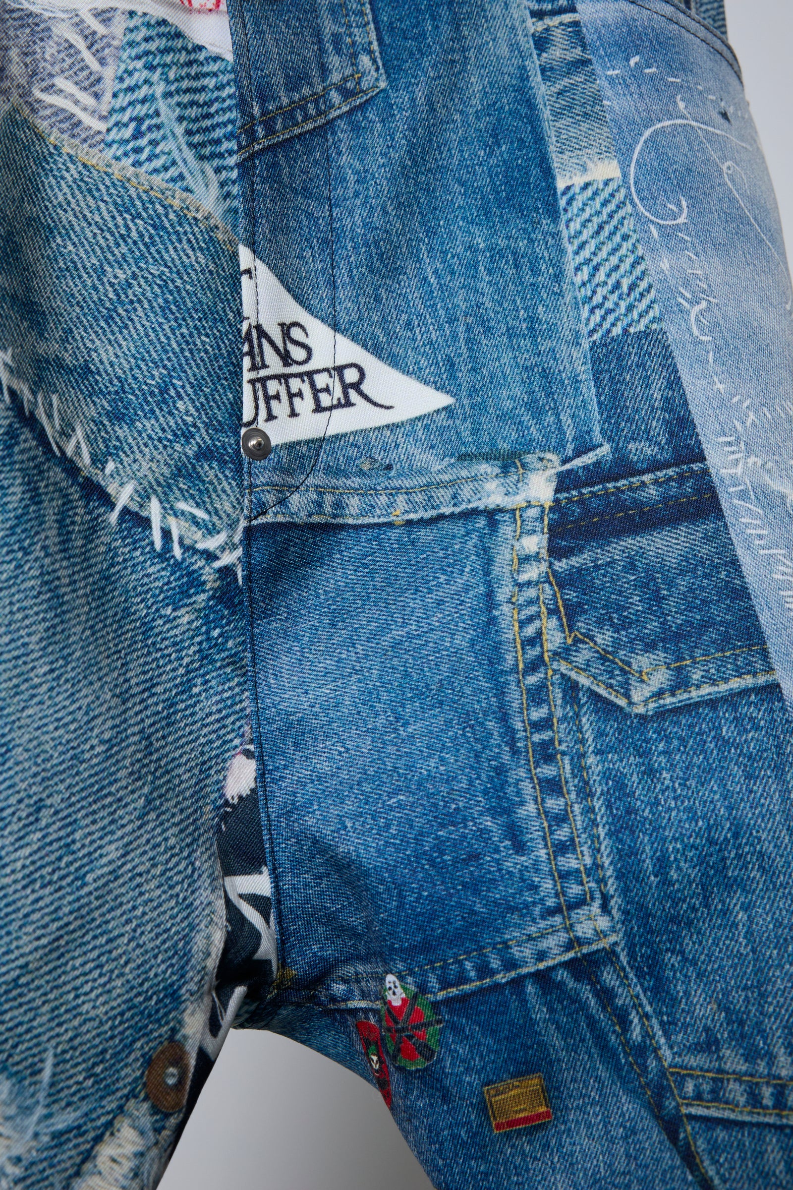 3D CUT TROUSERS TROMPE L