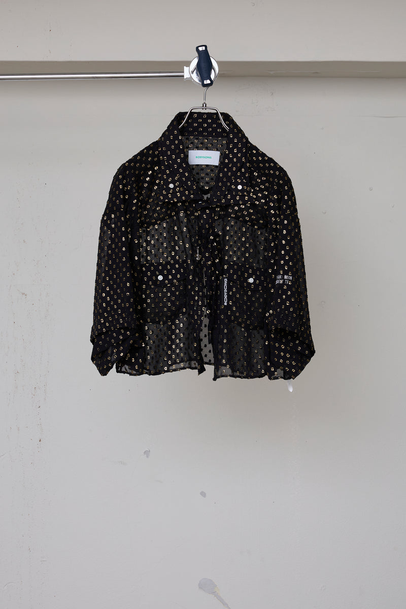 GOLDEN FLORAL HS WESTERN SHIRT