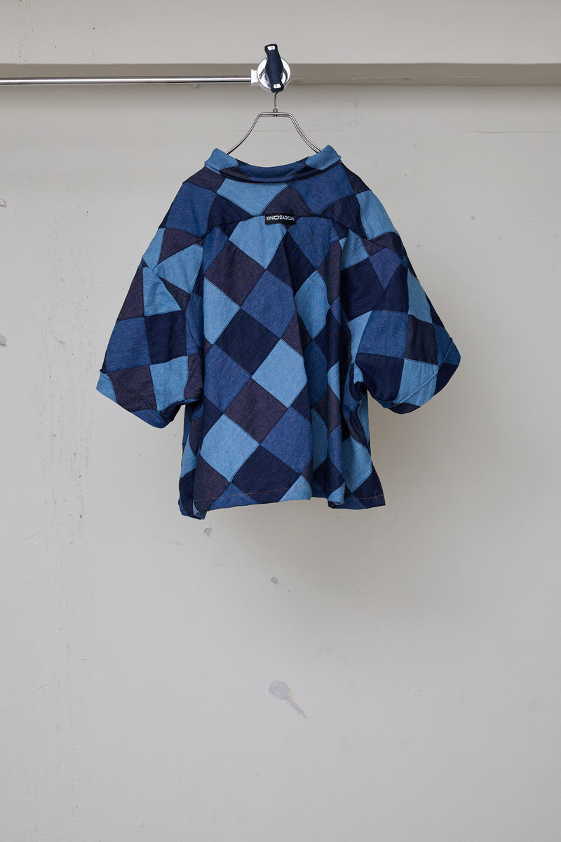 RHOMBUS DENIM HS SHIRT