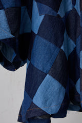 RHOMBUS DENIM HS SHIRT