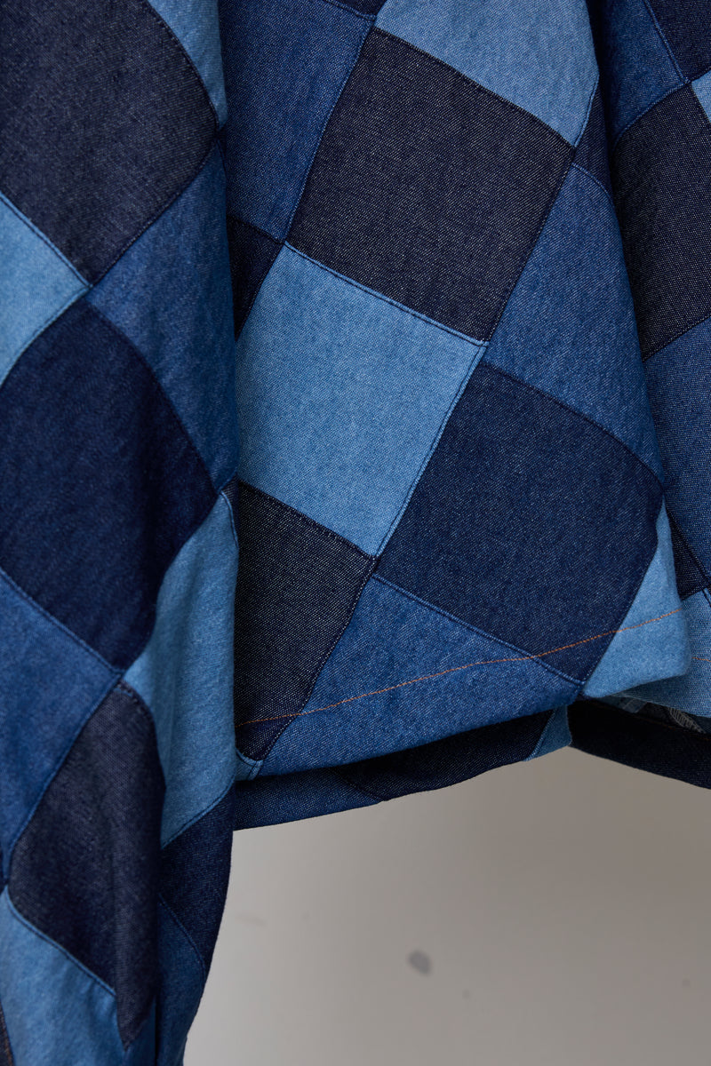 RHOMBUS DENIM LS SHIRT