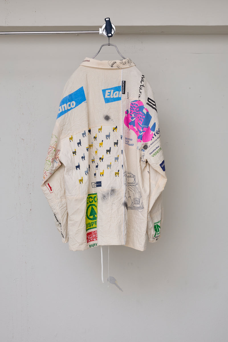 RECONSTRUCTED TOTE BAG JK