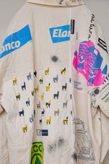 RECONSTRUCTED TOTE BAG JK