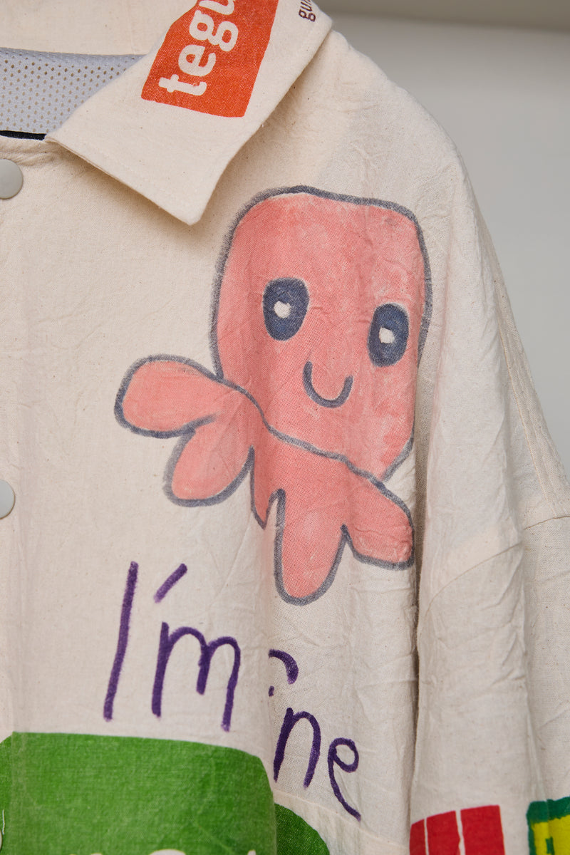 RECONSTRUCTED TOTE BAG JK
