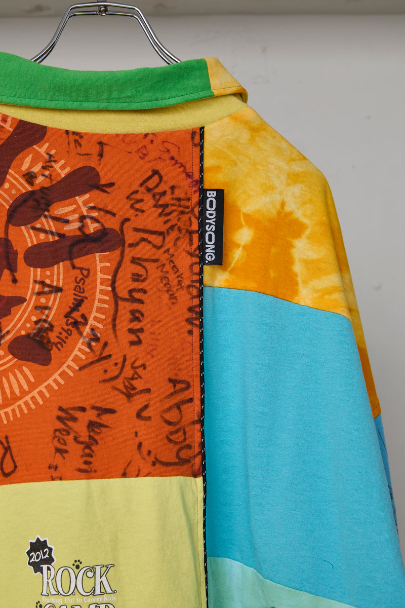 RECONSTRUCTED MULTICOLOR TEE JK