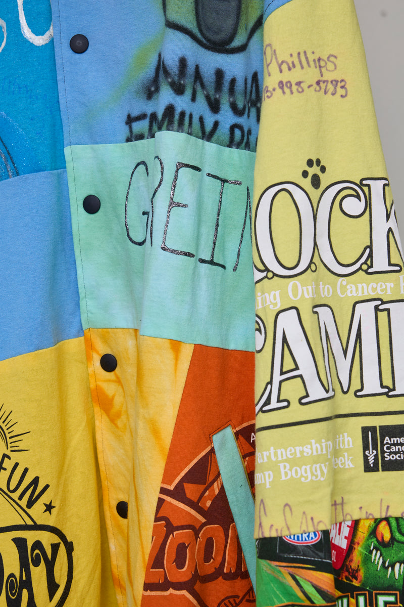 RECONSTRUCTED MULTICOLOR TEE JK