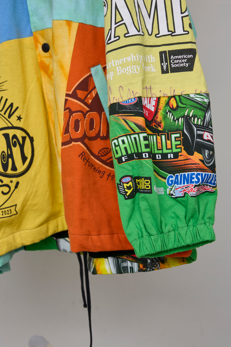 RECONSTRUCTED MULTICOLOR TEE JK