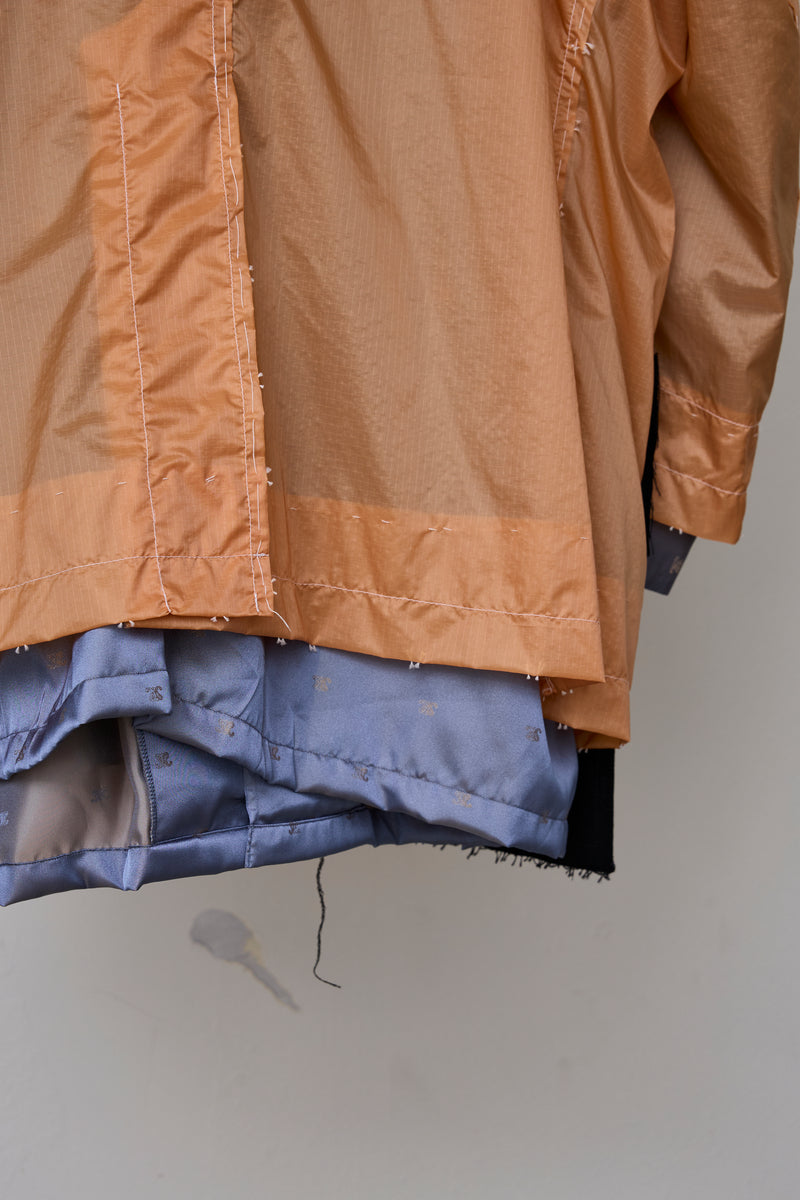 DETACHABLE SHIRT+ARTISANAL J/SHEER NYLON