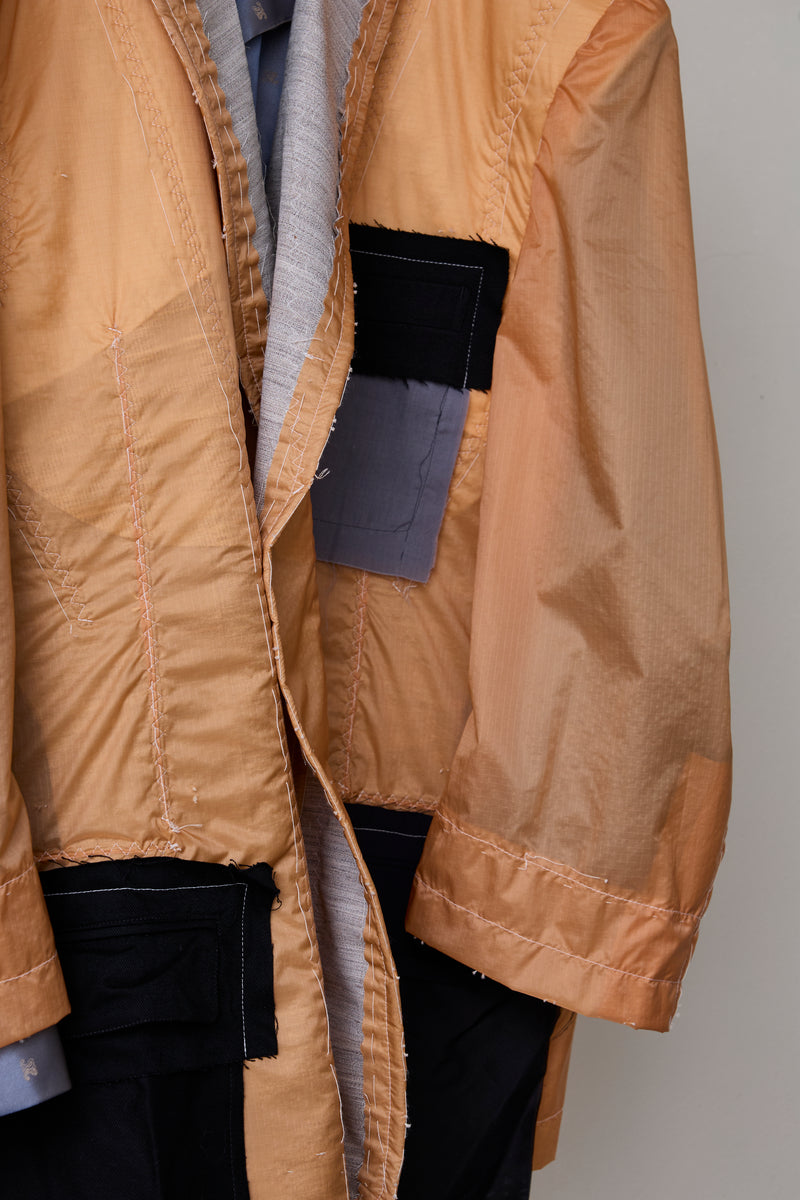 DETACHABLE SHIRT+ARTISANAL J/SHEER NYLON