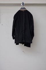 DETACHABLE SHIRT+ARTISANAL J/SHEER WOOL