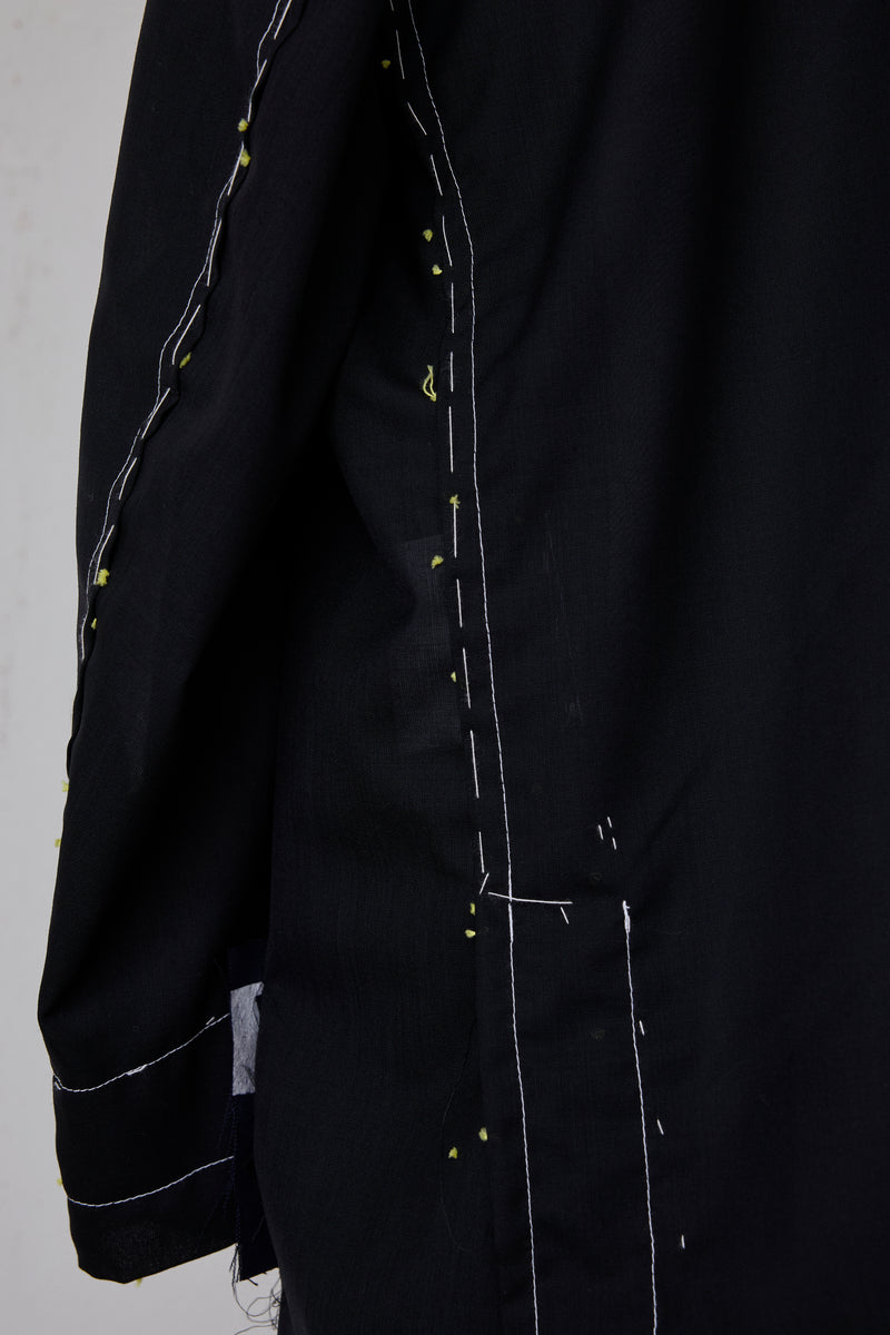 DETACHABLE SHIRT+ARTISANAL J/SHEER WOOL