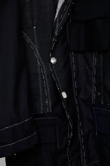 DETACHABLE SHIRT+ARTISANAL J/SHEER WOOL