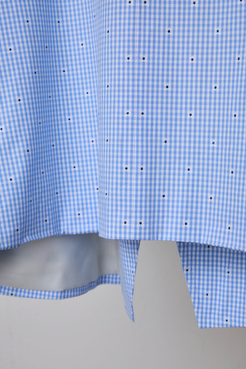 CUT JACQUARD GINGHAM TAILORED C