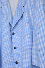 CUT JACQUARD GINGHAM TAILORED C