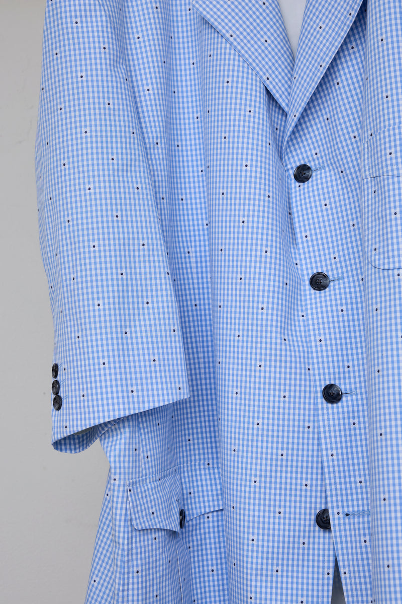 CUT JACQUARD GINGHAM TAILORED C