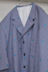 CUT JACQUARD GINGHAM TAILORED C