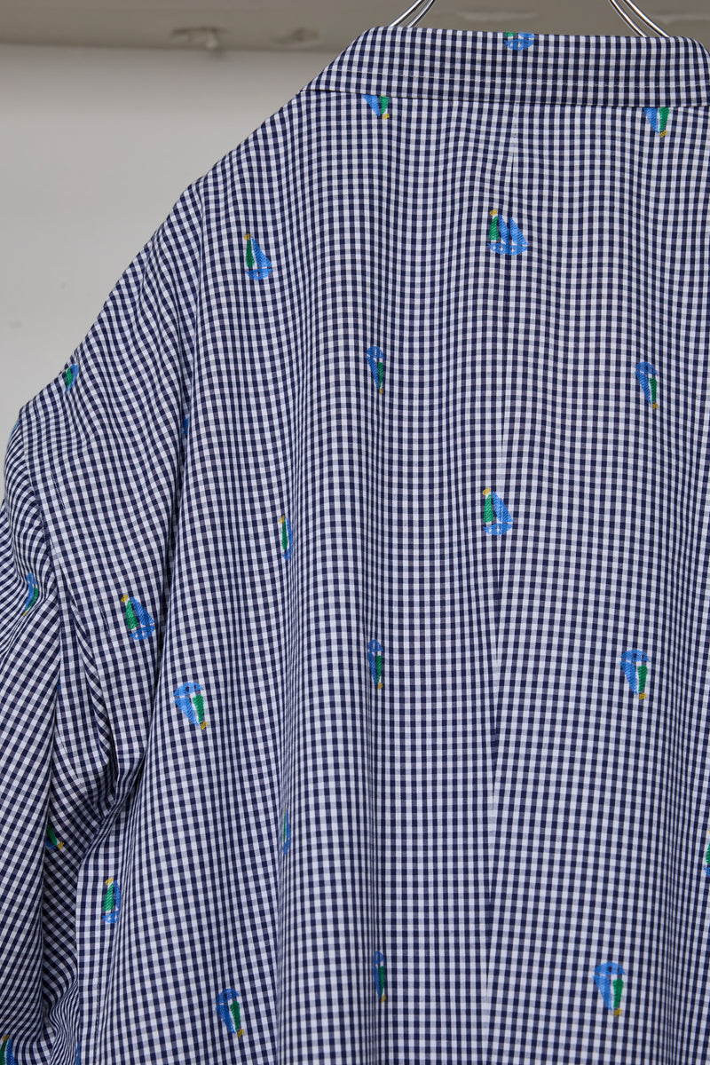 CUT JACQUARD GINGHAM TAILORED C