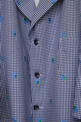 CUT JACQUARD GINGHAM TAILORED C