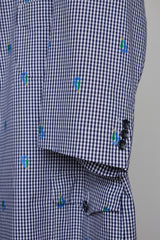 CUT JACQUARD GINGHAM TAILORED C