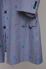 CUT JACQUARD GINGHAM TAILORED C
