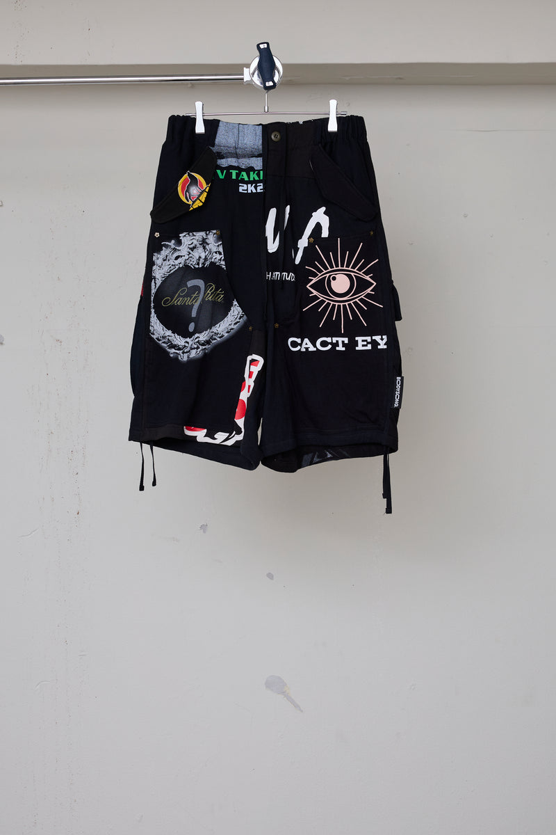 RECONSTRUCTED T/CARGO SHORTS