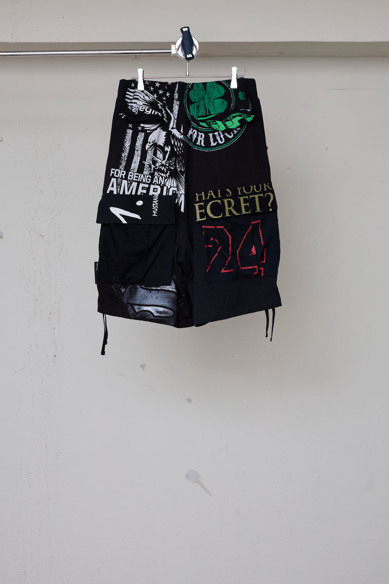 RECONSTRUCTED T/CARGO SHORTS