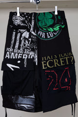 RECONSTRUCTED T/CARGO SHORTS