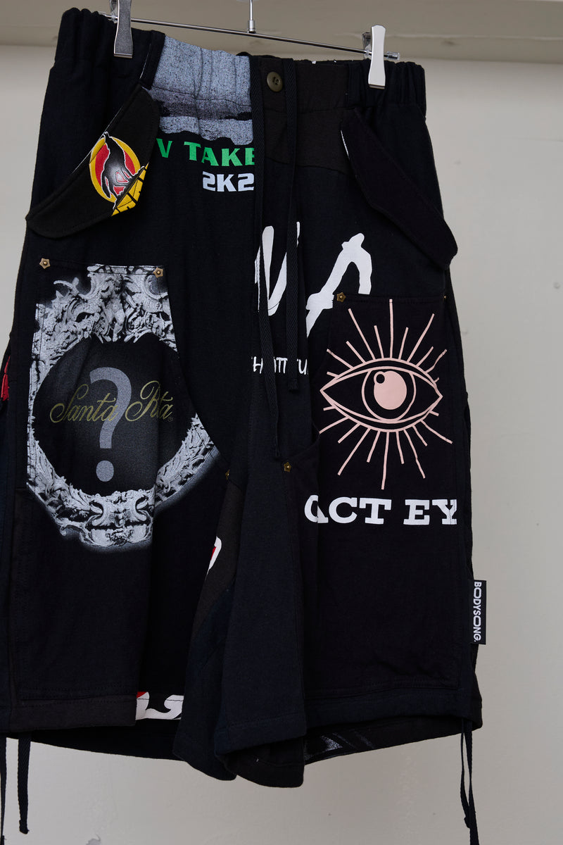 RECONSTRUCTED T/CARGO SHORTS