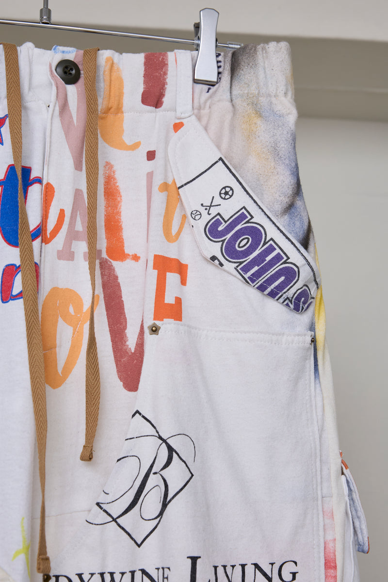 RECONSTRUCTED T/CARGO SHORTS