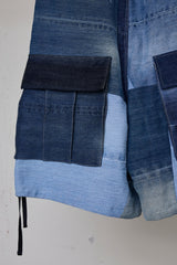 RECONSTRUCTED REGISTERED DENIM/C SHORTS