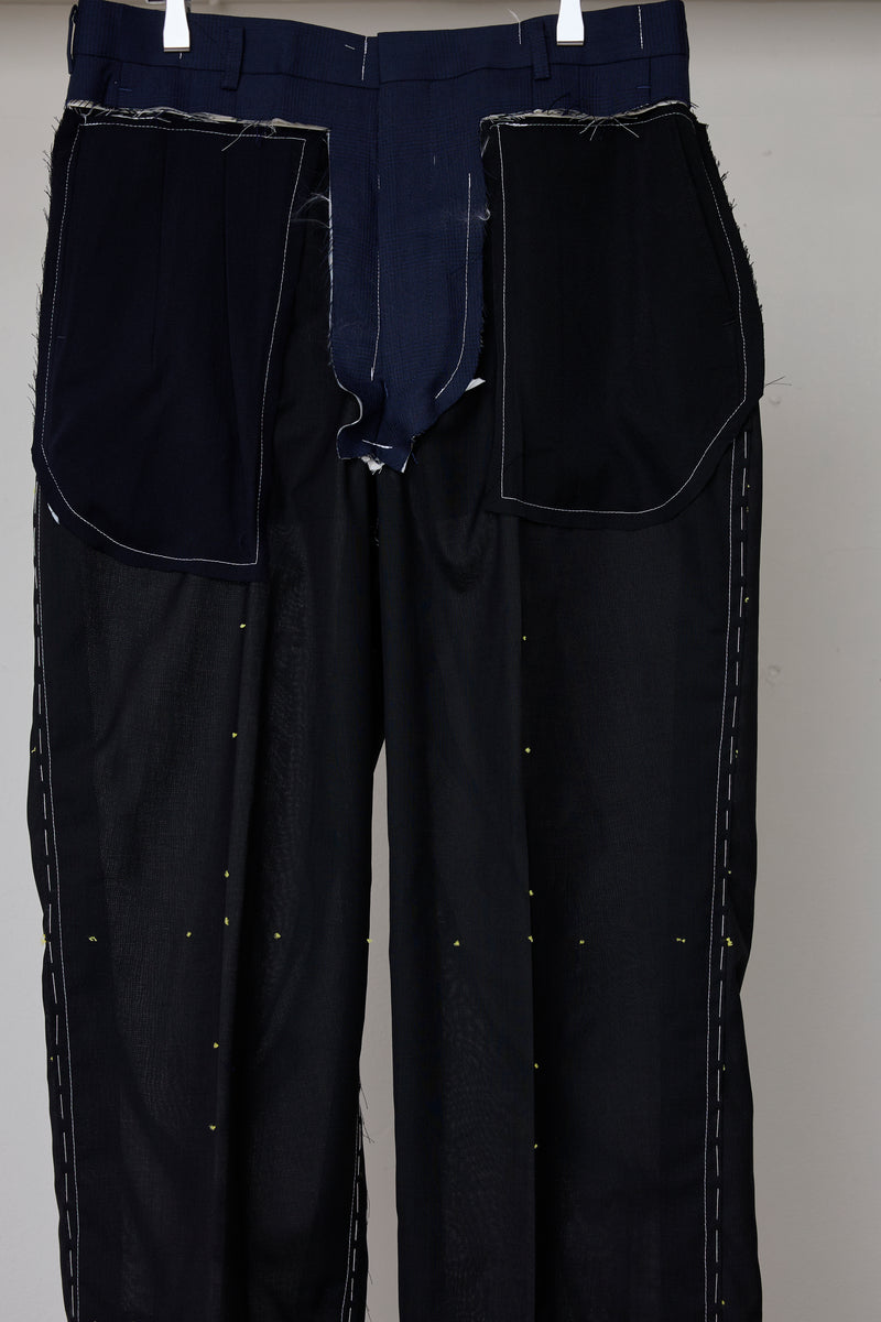 ARTISANAL SLACKS/SHEER WOOL