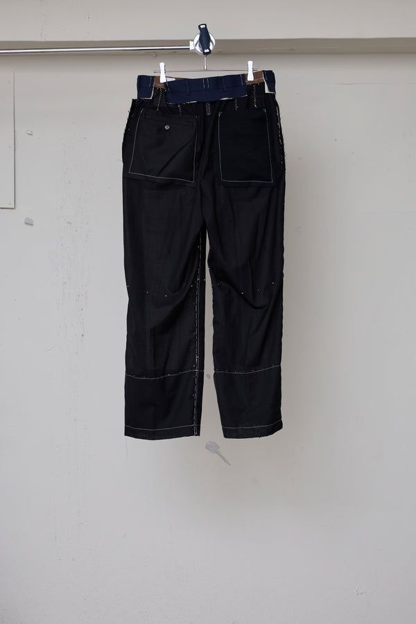 ARTISANAL SLACKS/SHEER WOOL