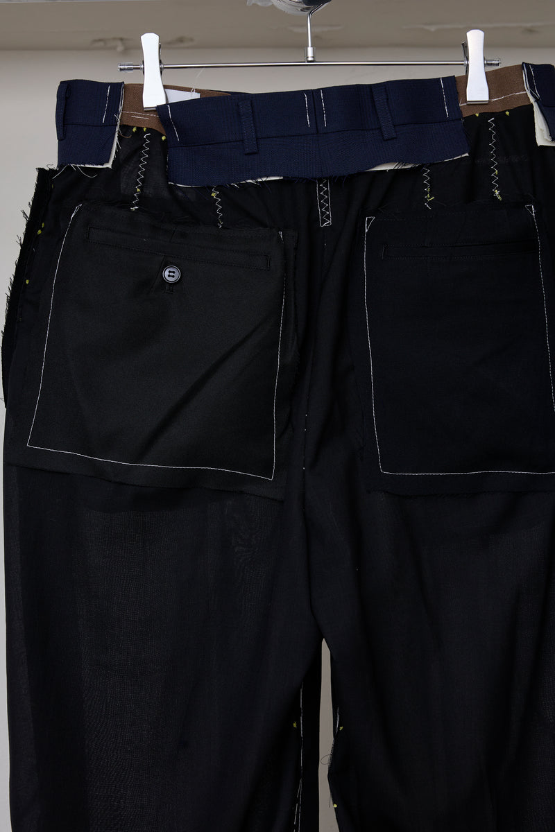 ARTISANAL SLACKS/SHEER WOOL