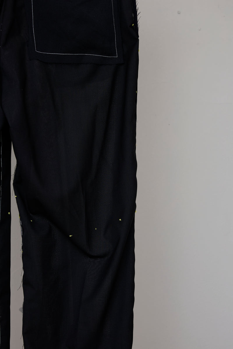 ARTISANAL SLACKS/SHEER WOOL