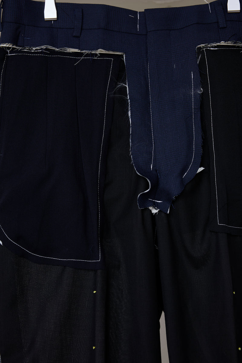 ARTISANAL SLACKS/SHEER WOOL