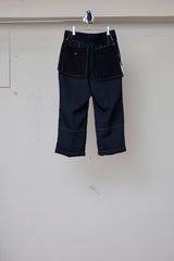 ARTISANAL SLACKS/POLYESTER TRIPLE-WEAVE