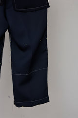 ARTISANAL SLACKS/POLYESTER TRIPLE-WEAVE