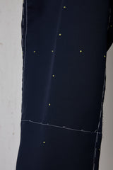 ARTISANAL SLACKS/POLYESTER TRIPLE-WEAVE