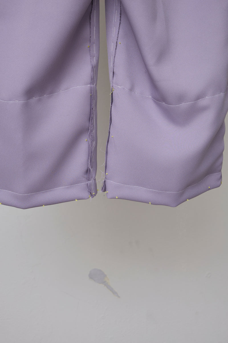 ARTISANAL SLACKS/POLYESTER TRIPLE-WEAVE