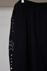 EMBELLISHED FLORAL JOGGERS