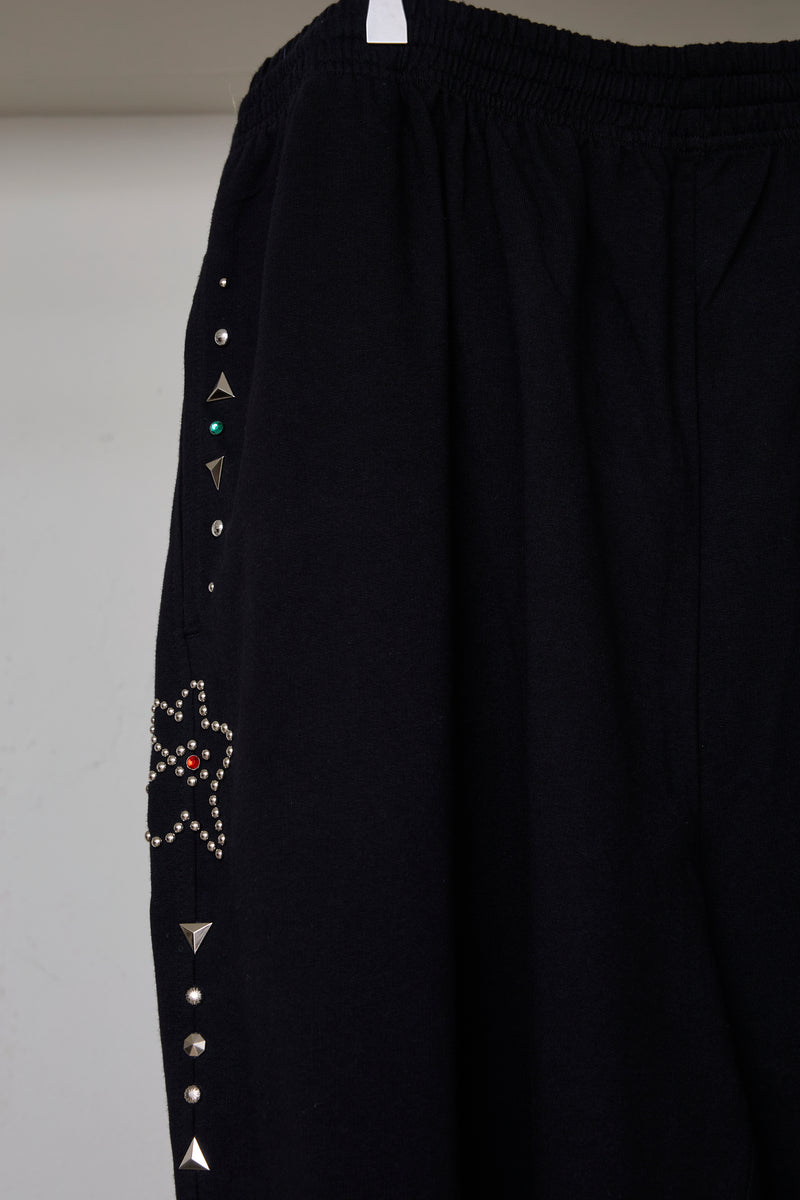 EMBELLISHED FLORAL JOGGERS