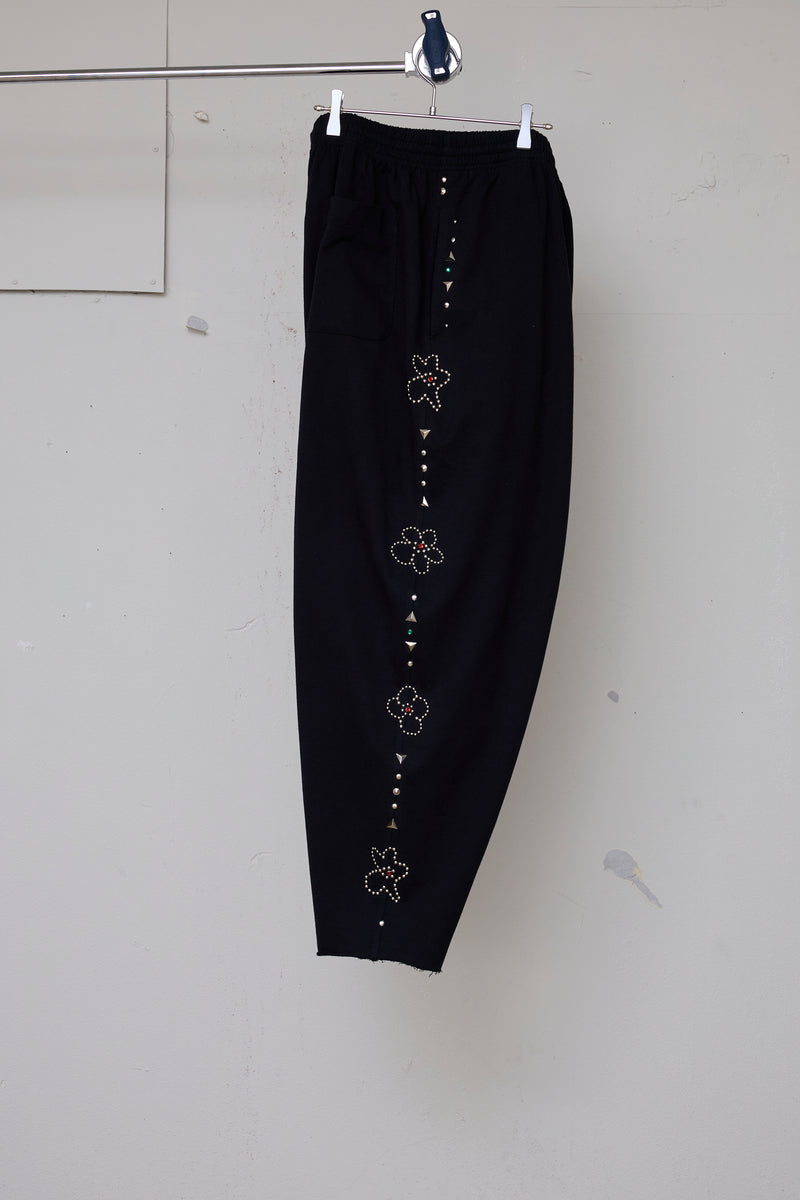 EMBELLISHED FLORAL JOGGERS