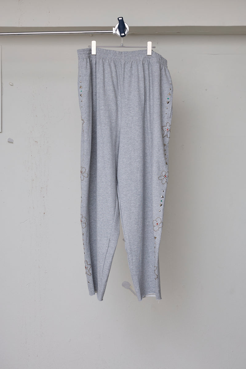 EMBELLISHED FLORAL JOGGERS