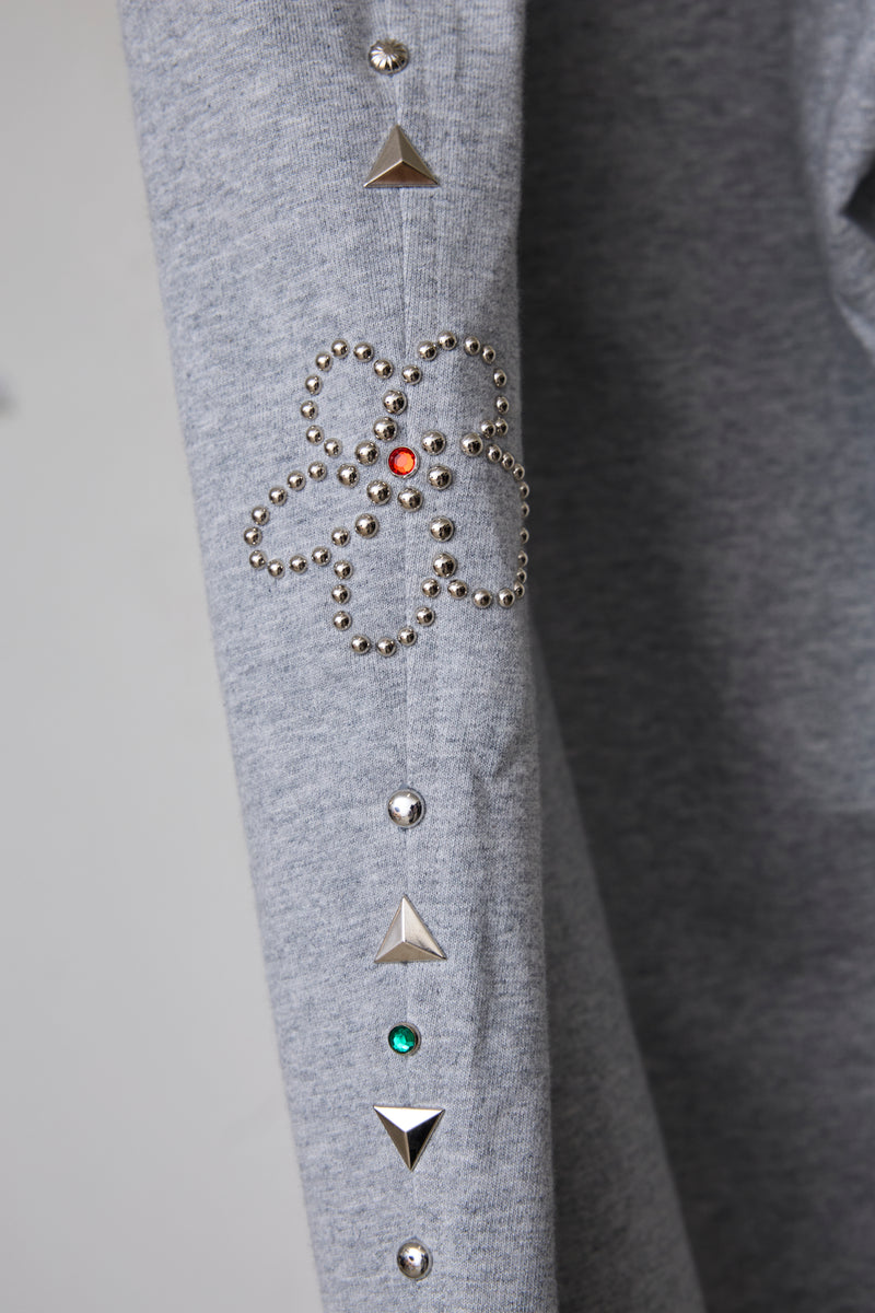 EMBELLISHED FLORAL JOGGERS