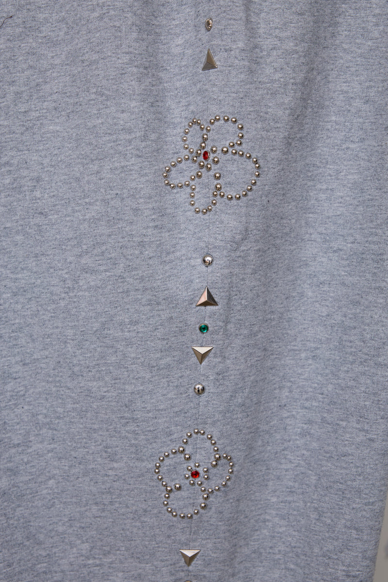 EMBELLISHED FLORAL JOGGERS