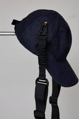 REFLECTIVE STRIPE DENIM CAP/STRAP
